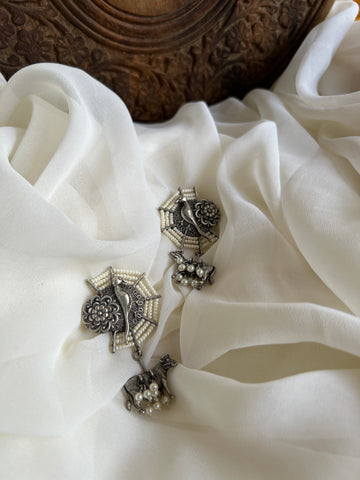 Parrot cow tribal earrings