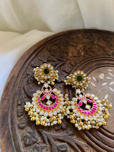 Kundan bridal Chaandbalis