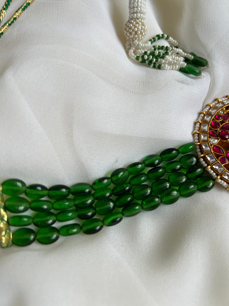 Pre book/Jumbo Annam Kundan pendant choker