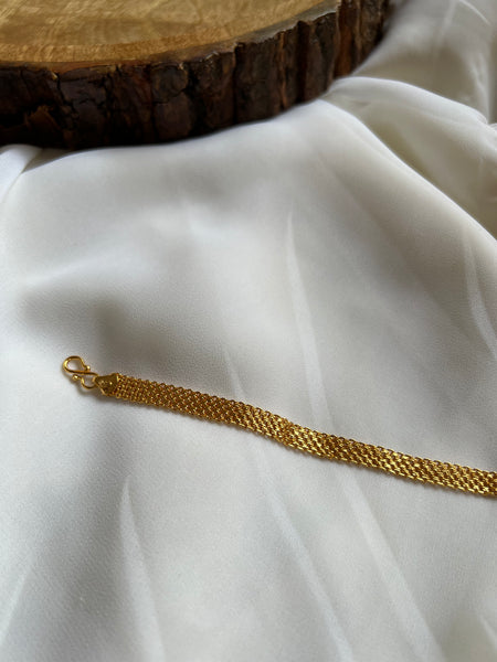 Unisex gold like bracelets