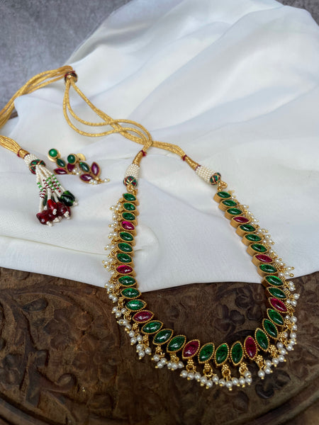 Reversible Kemp necklace with studs