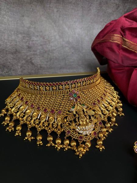 Kemp Lakshmi bridal full neck choker