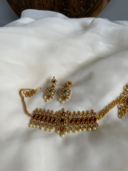Kemp delicate choker with studs
