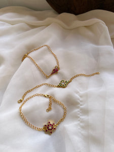 Kundan dainty bracelets