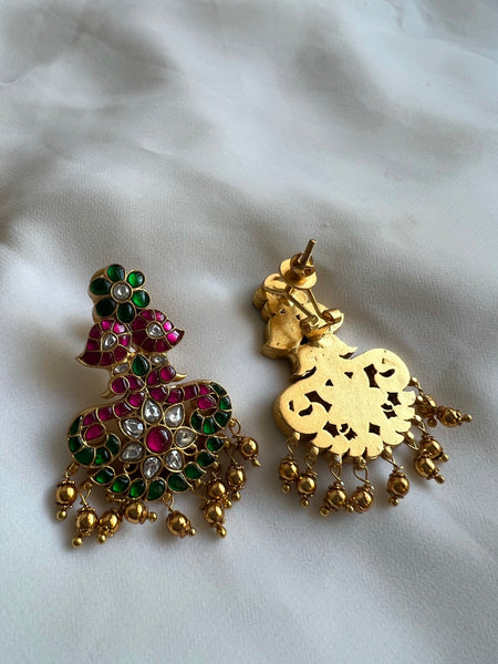 Bridal Annam manga necklace with earrings