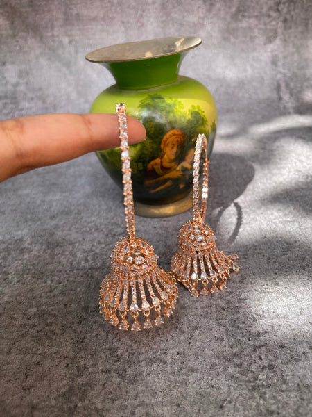 AD jumbo Bali jhumkas