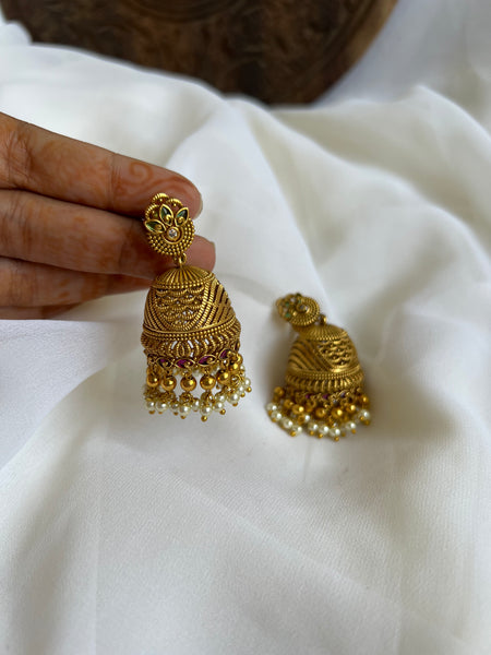 Designer antique Jhumkas design A