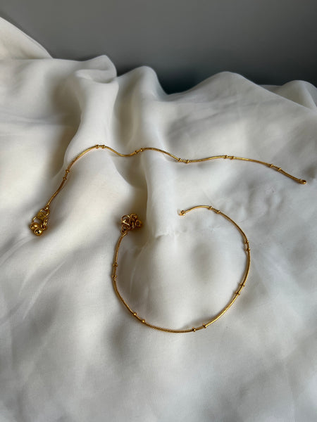 Simple Kerala style anklets