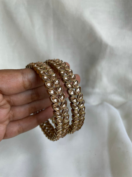 Polki look alike bangles