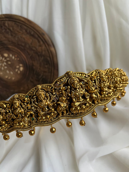 Antique Nagas Lakshmi intricate hip belt