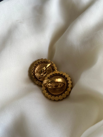 Jumbo Kundan flower adjustable rings