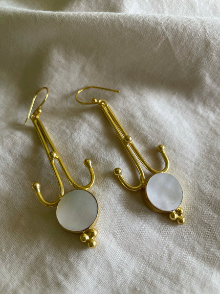 Baroque Pearl look alike earrings