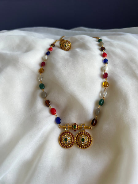 Lakshmi mangalsutra with earrings