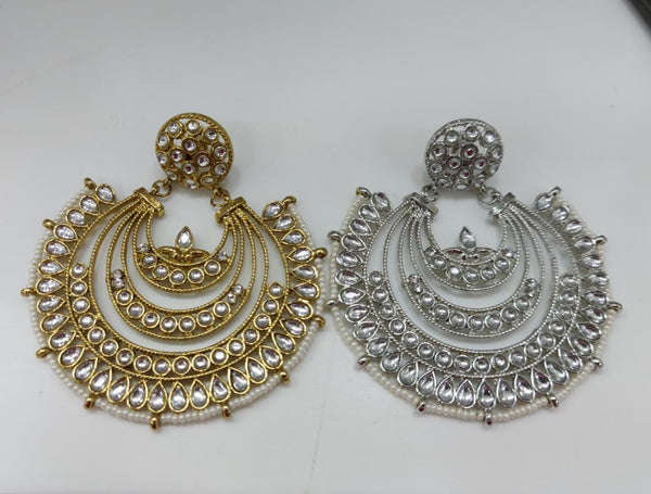 Mayaa- oversized Chaandbalis ( 3 finish options)