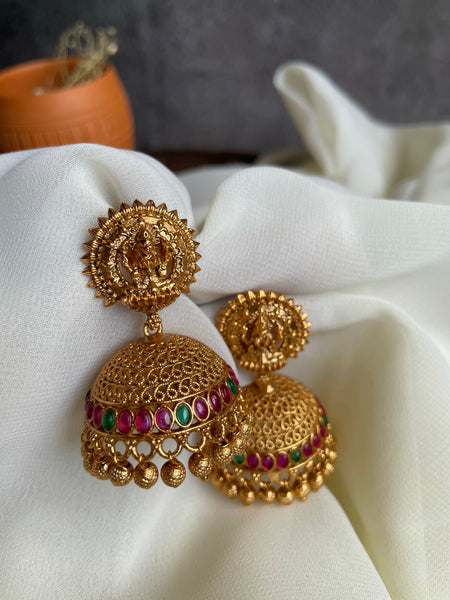 Lakshmi matte Jhumkas