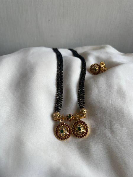 Lakshmi mangalsutra with earrings