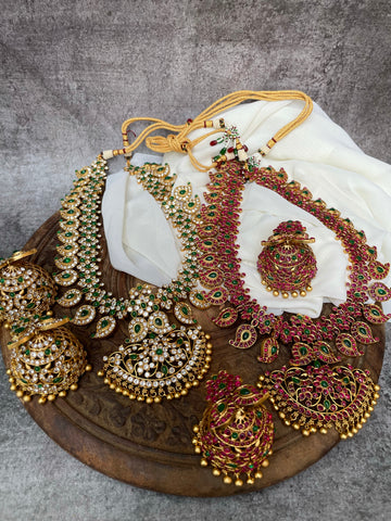 Kemp Manga haram with oversized Jhumkas