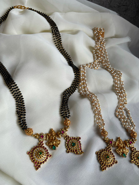 Lakshmi mangalsutra with earrings