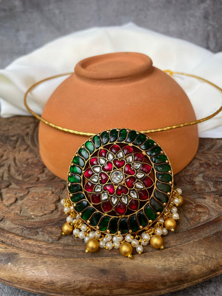 Kundan Jumbo pendant Hasli