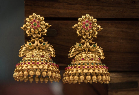 Antique bridal Jhumkas