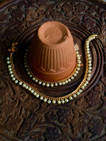 Pearl anklets - II