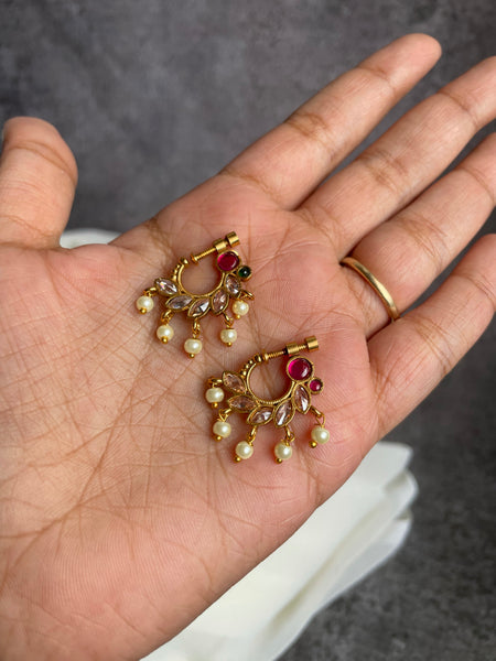 Kemp polki Nath with drops