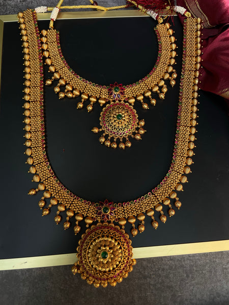 Non idol kemp bridal necklace set