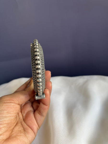 Oxidised kada bangle