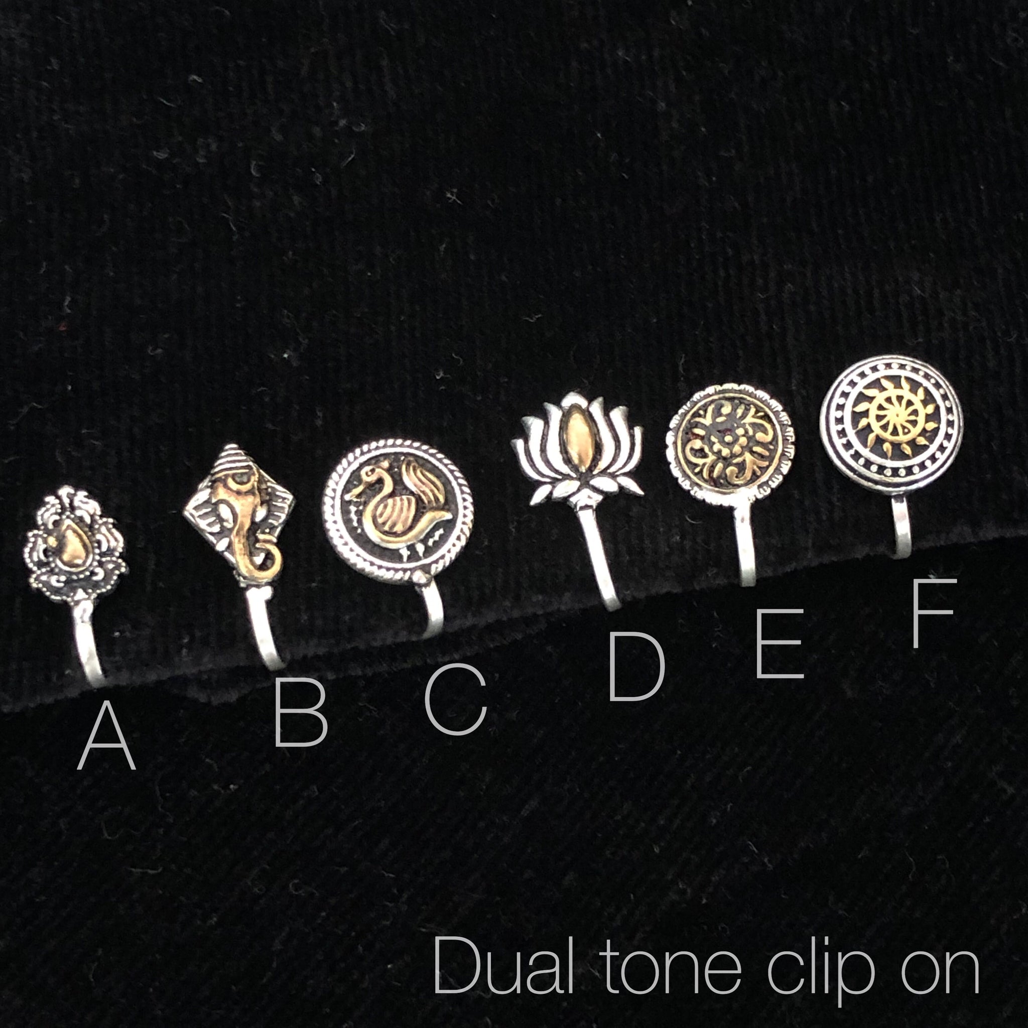 Dual tone clip on